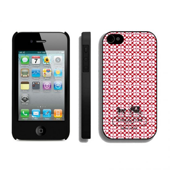 Coach In Confetti Signature Red iPhone 4 4S Cases AIS Coach In Confetti Signature Red iPhone 4 4S Cases AIS